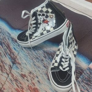 Vans x disney 90th anniversary mickey mouse hightops 13.5